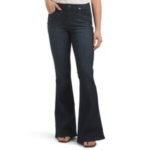 1822 DENIM Giovanna Wash Mid Rise Flare Jeans